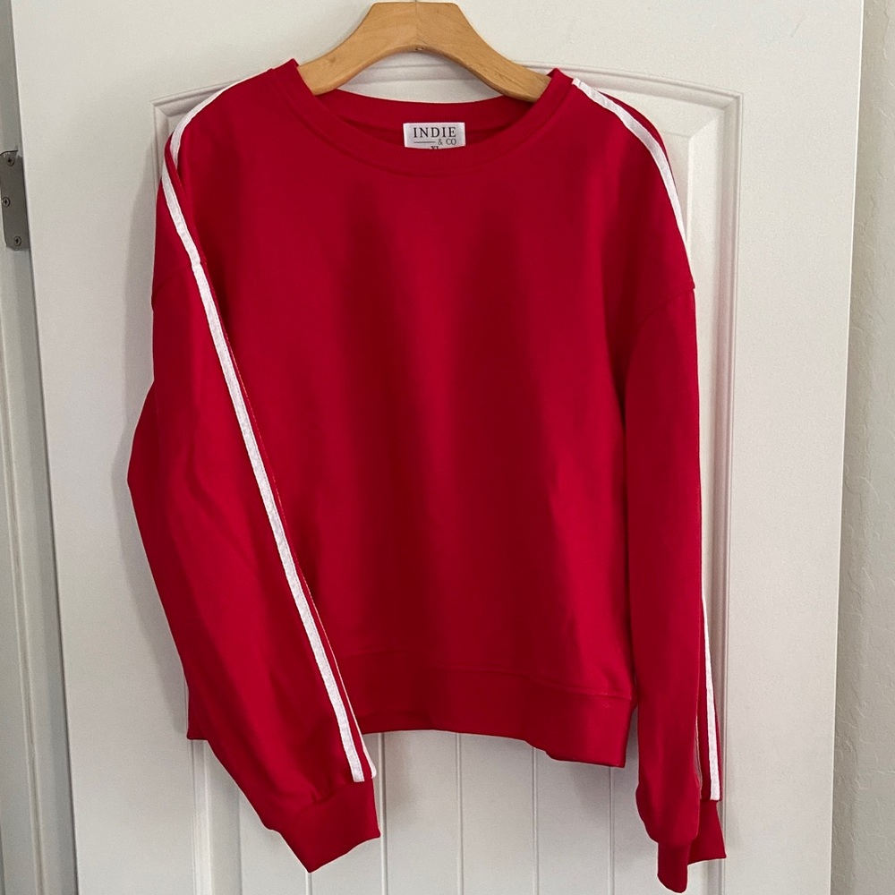 Brand New Crewneck Track Sweatshirt!